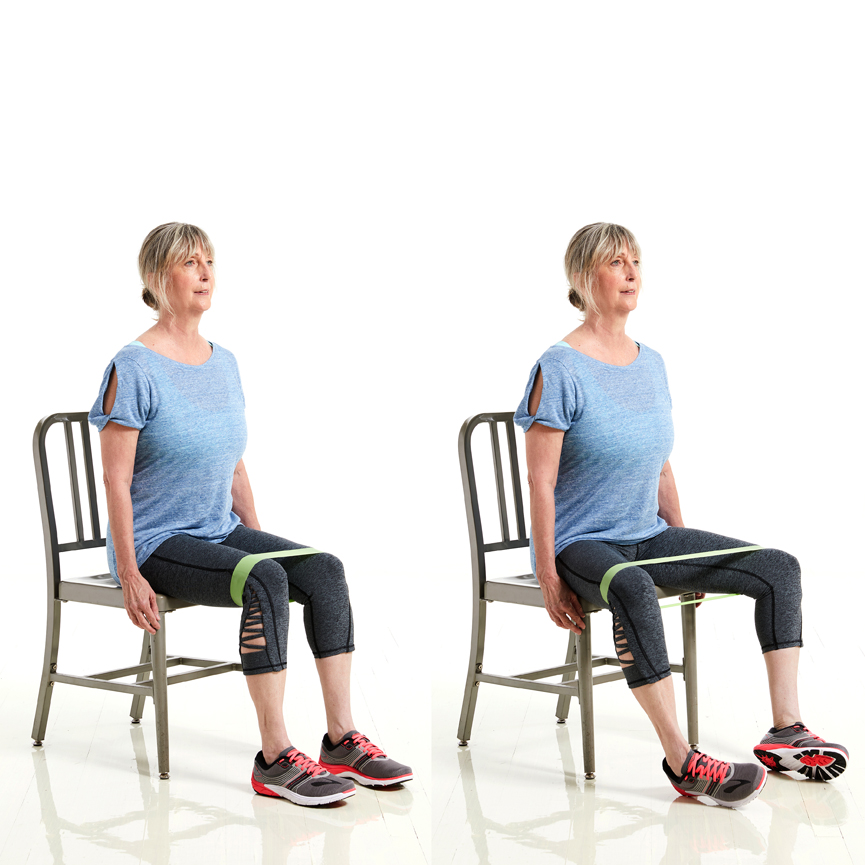 Seated Band Abduction Exercise