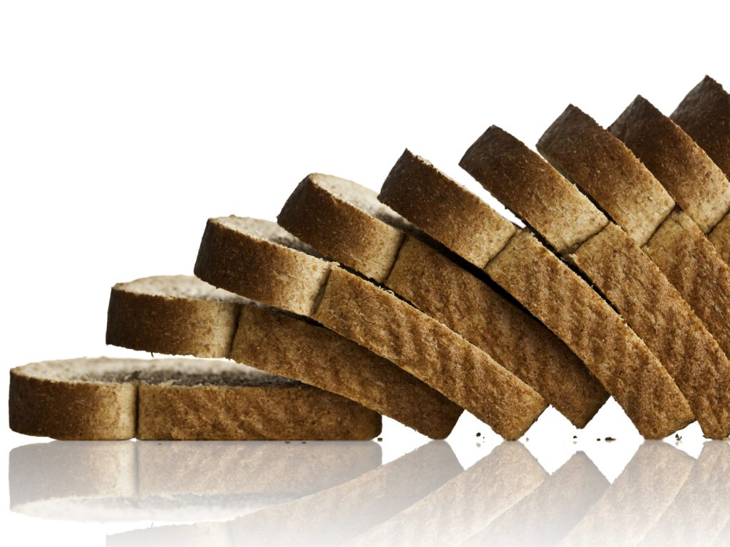 slices of whole wheat bread