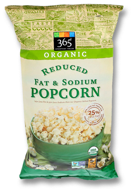 365 Everyday Value Reduced Fat and Sodium Popcorn