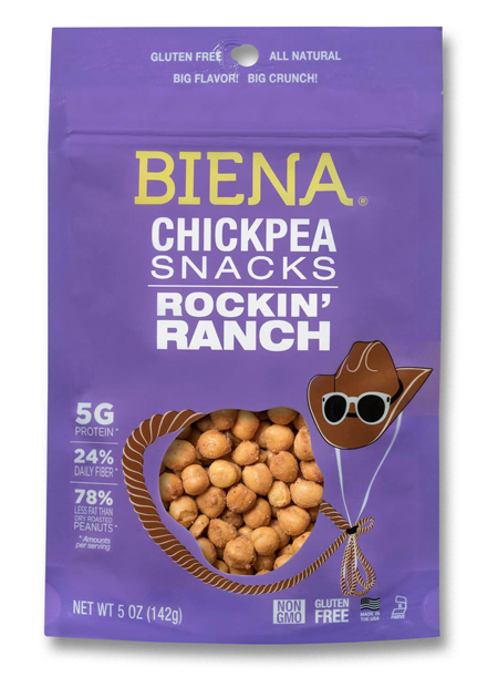 Biena Rockin’ Ranch Roasted Chickpeas