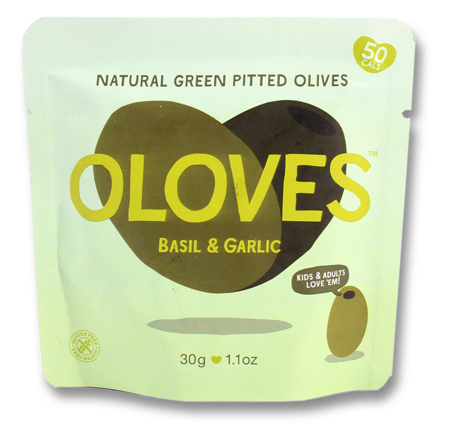 Oloves Basil and Garlic Pitted Olives