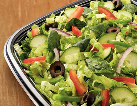 Subway Veggie Salad