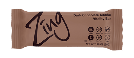 Zing Dark Chocolate Mocha Vitality Bar