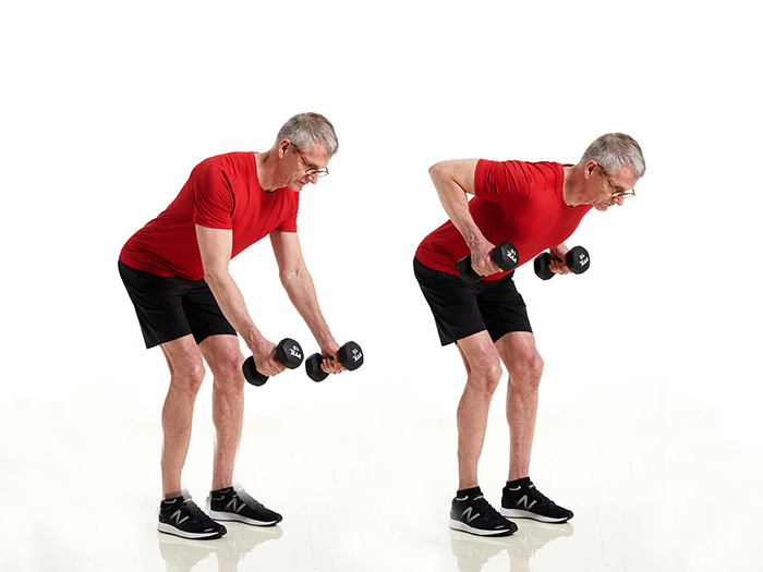silver sneakers dumbbell exercises