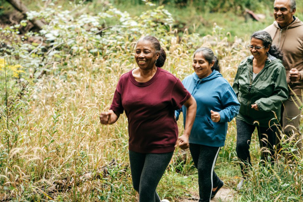Walking for exercise and healthy aging